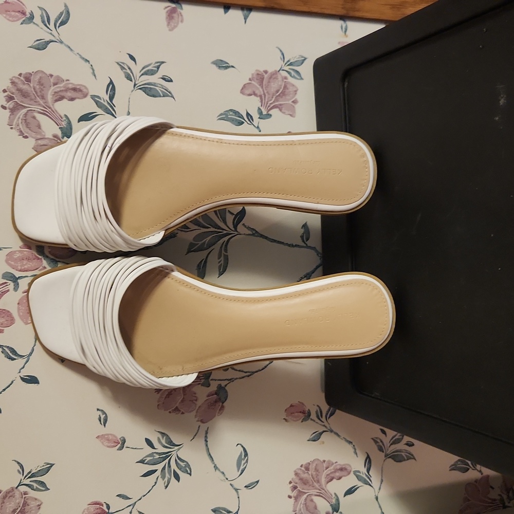 White Flat Sandal